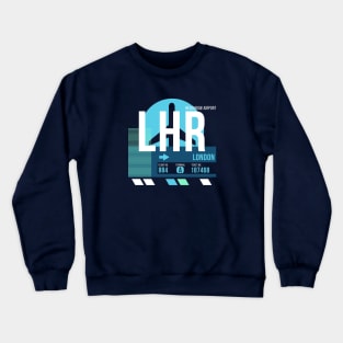 London Heathrow (LHR) Airport // Sunset Baggage Tag Crewneck Sweatshirt